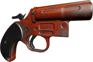 Red Flare Gun