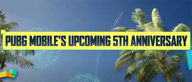 PUBG Mobile Announces 5th Anniversary Event